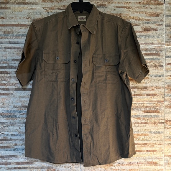 RedHead Other - RedHead Olive Green Casual Button Down Shirt new without tags